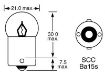 Picture of Lucas 149 Bulb 24v 5w Ba15s SCC