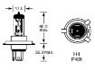 Picture of Lucas 475 Bulb 24v 75/70w H4 P43t 'E'