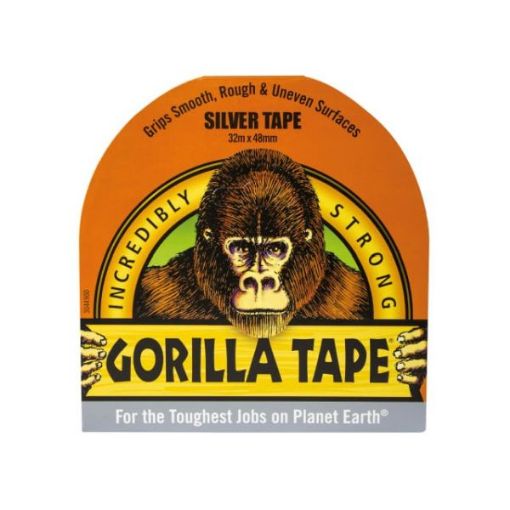 Picture of Gorilla Silver Tape 48mm x 32 mtr