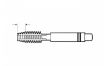 Picture of Volkel M3 x 0.5 2nd HSS Metric Straight Tap