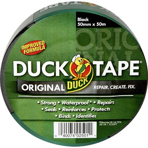 Picture of Gaffa Duct Cloth Tape Black 50mm x 50mtr